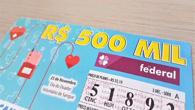 Loteria Federal tem prêmio de R$ 500 mil neste sábado (30/01/2021)