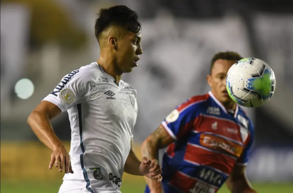 No primeiro turno, Santos e Fortaleza empataram em 1 a 1, na Vila Belmiro