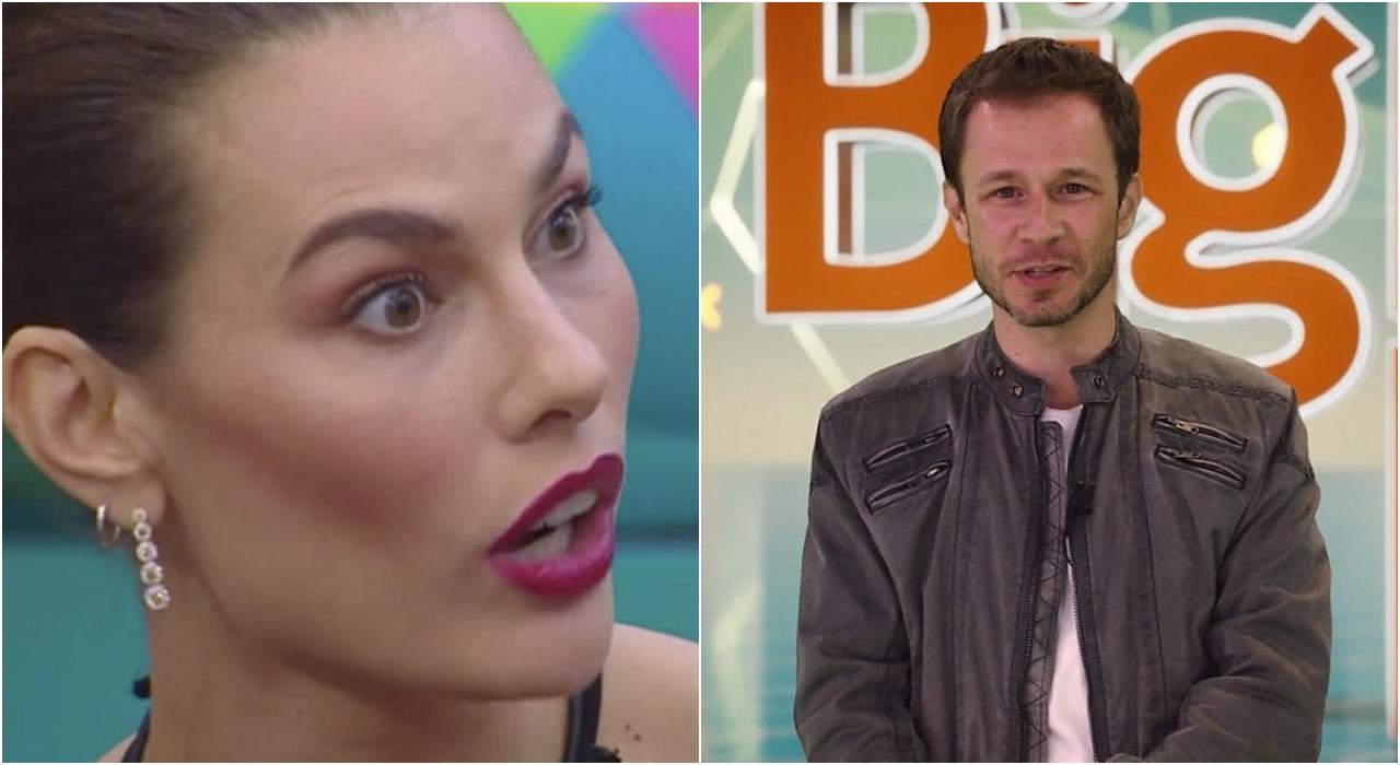 Imagem de Dayane Mello e apresentador do BBB 21