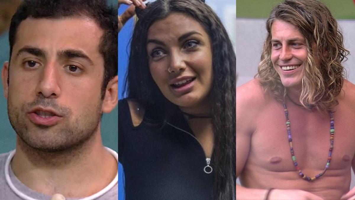 Kaysar Dadour, Elettra Lamborghini e Alberto Mezzetti - Gringos que participaram do BBB