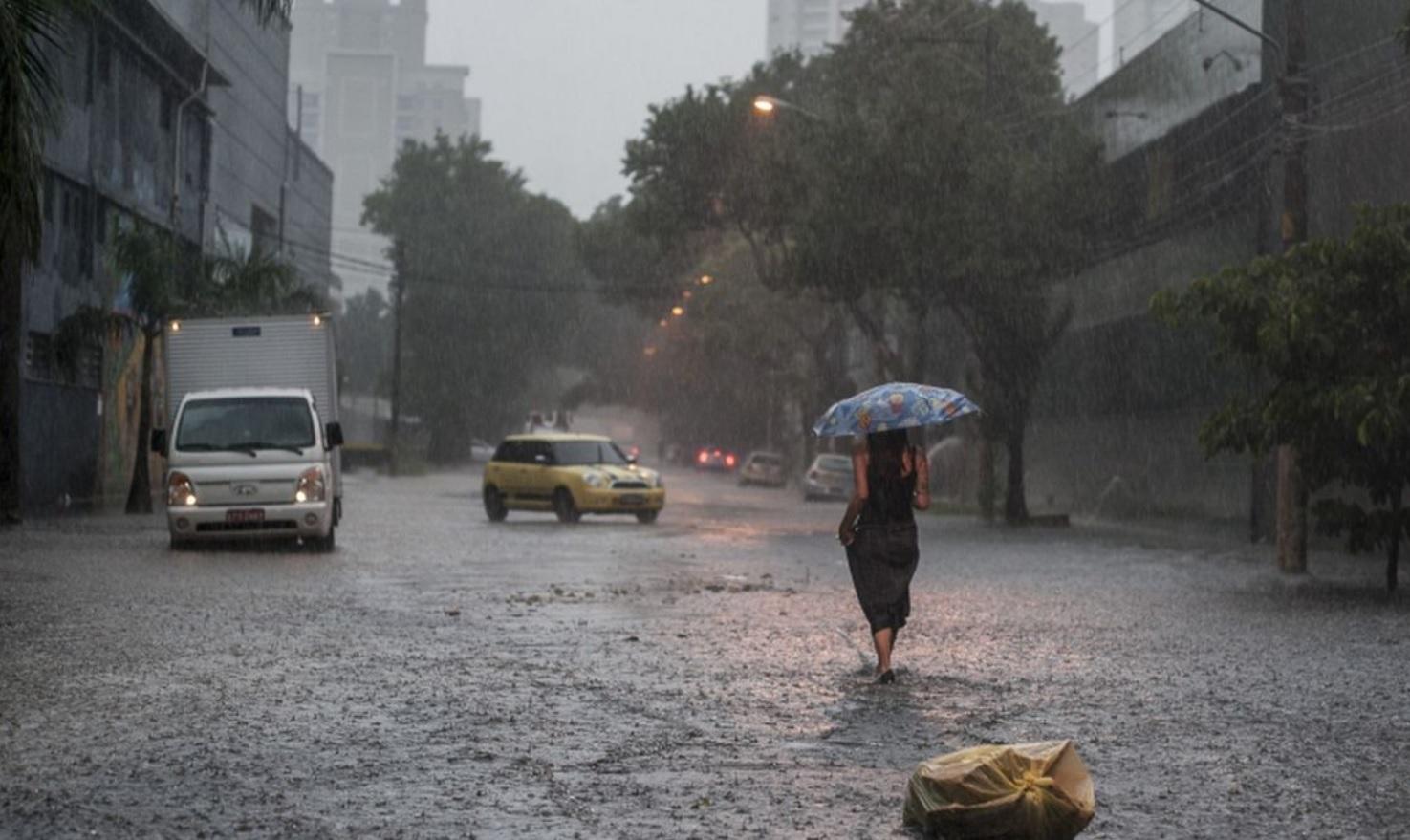 Chuva forte em São Paulo colocam a cidade em estado de alerta