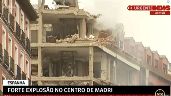 Saiba o que causou a explosão em Madri que resultou em três mortes