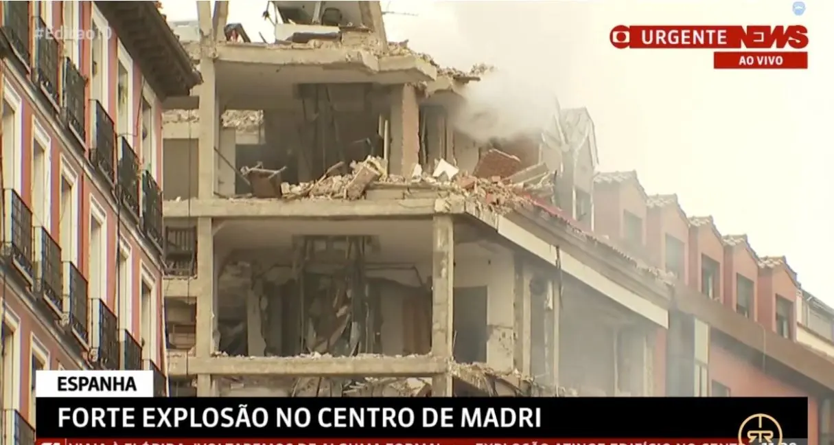explosão em madrid