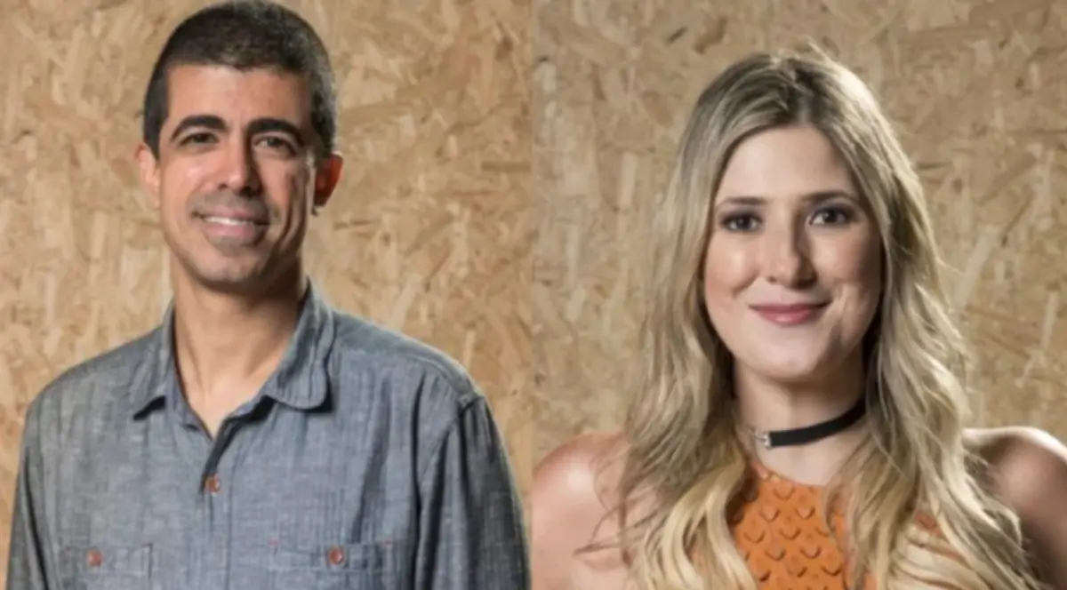 imagem mostra marcius melhem e dani calabresa em matéria sobre marcius melhem expoe mensagens