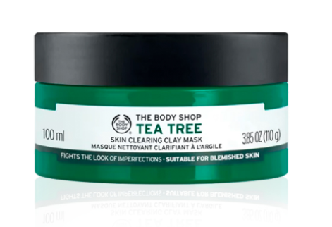 Imagem mostra máscara facial da The Body Shop