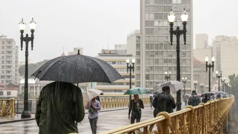 Previsão do tempo SP: semana começa com chuva e máxima de 28ºC