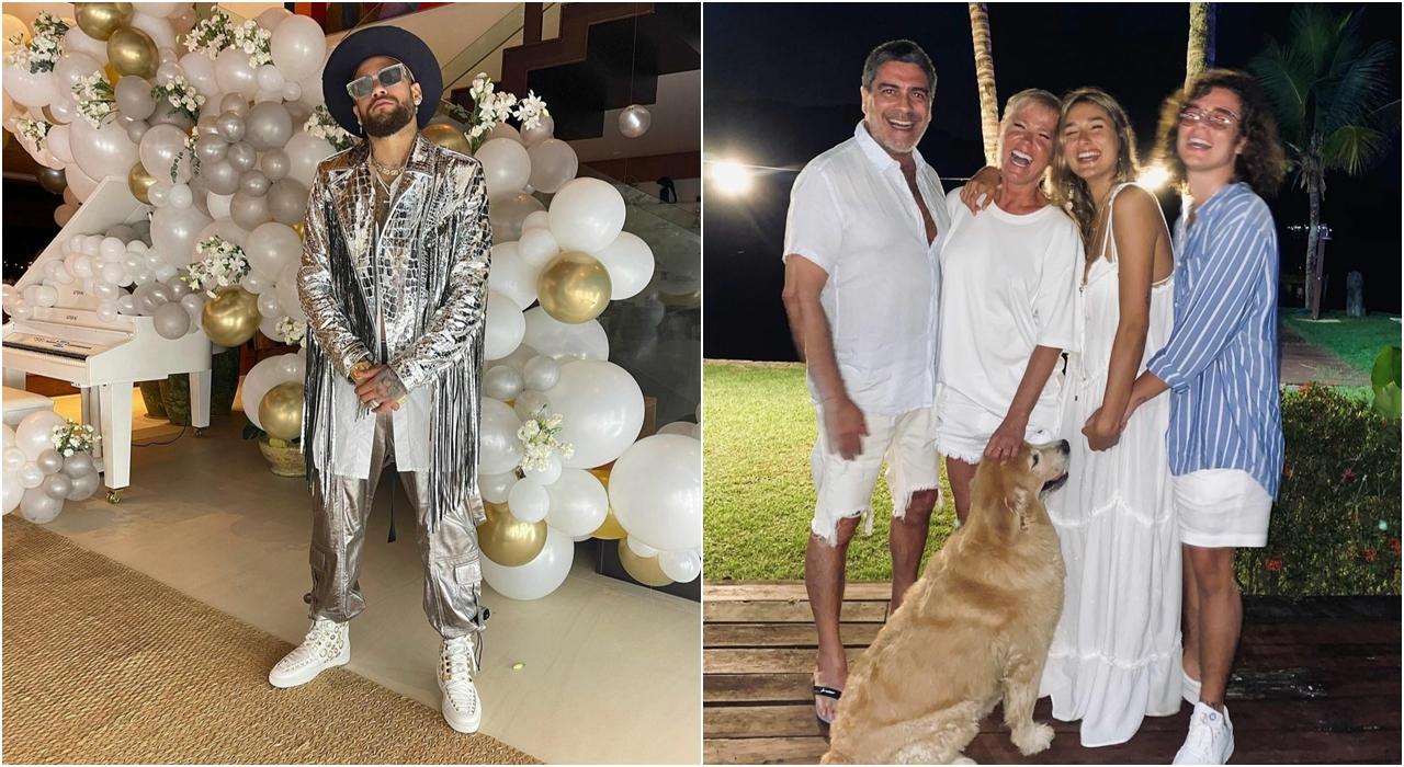 Imagem da virada do ano dos famosos