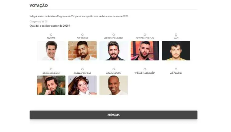 Como votar Troféu Imprensa 2021