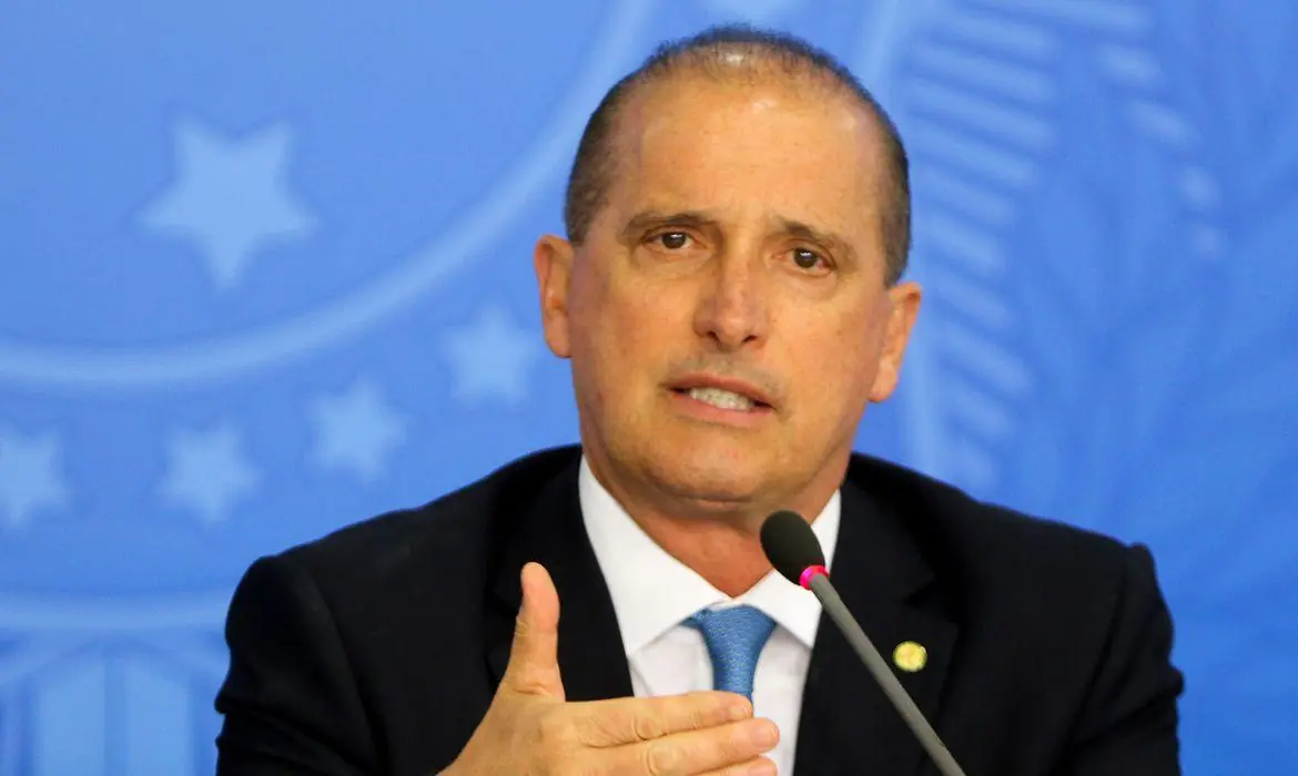 Foto mostra ministro da cidadania, Onyx Lorenzoni.