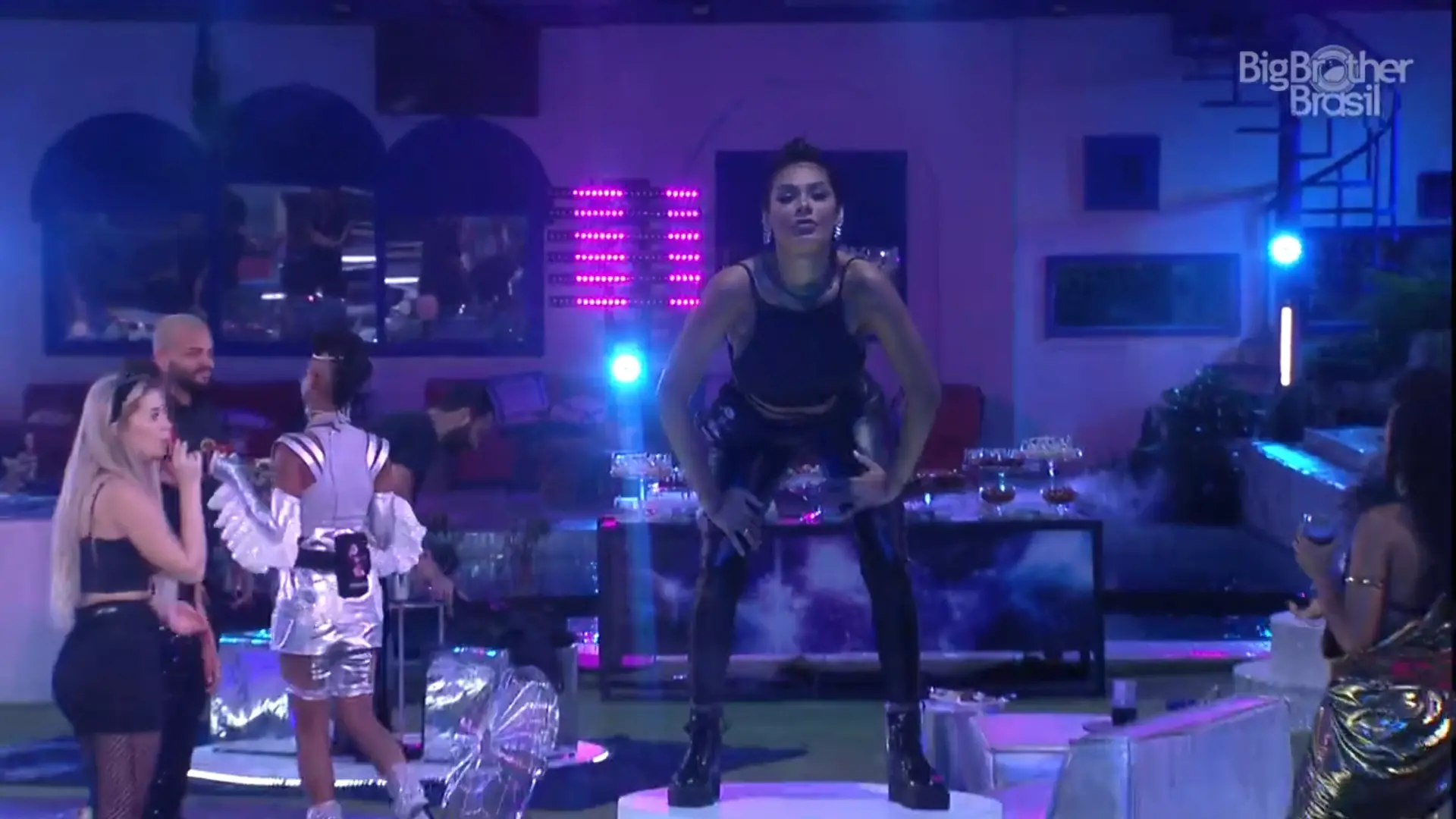 Pocah na festa da líder Karol Conká no BBB21