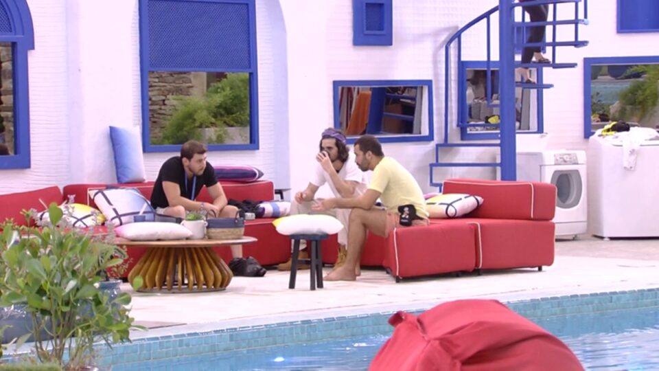 Na imagem Caio, Fiuk e Gilberto