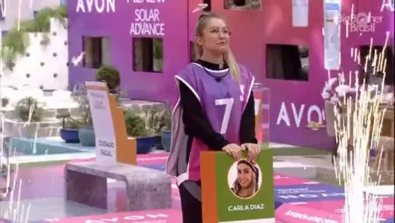BBB21: Carla Diaz vence prova e é o segundo anjo; saiba quem é o monstro