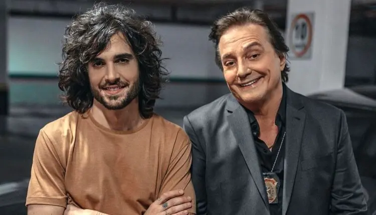 Na imagem Fiuk e pai, Fábio Jr no BBB21