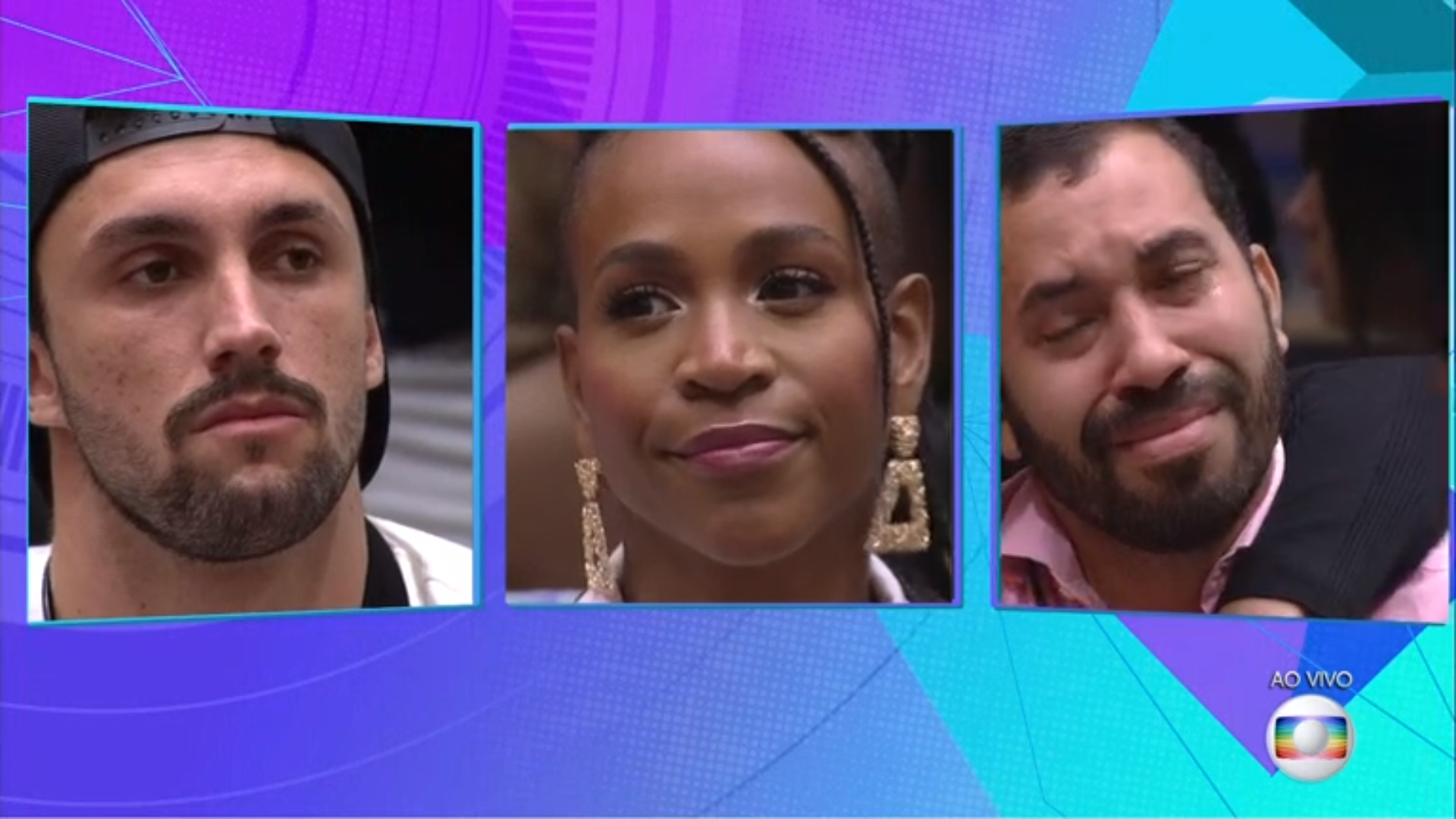 Arthur, Karol e Gilberto no quarto paredão do BBB21