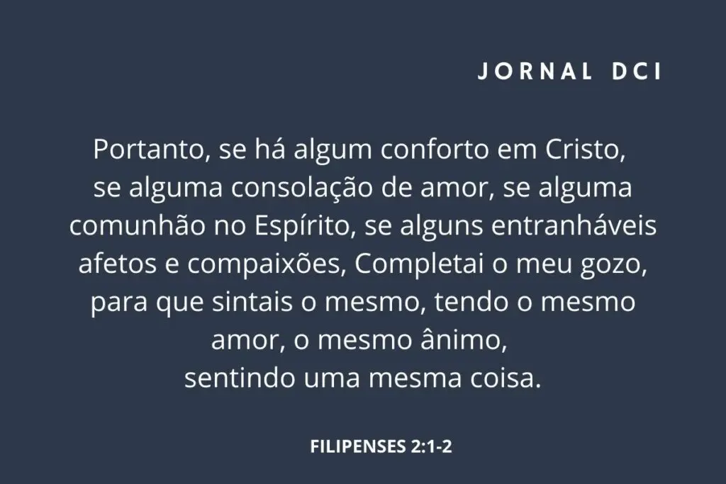 Versículo do dia