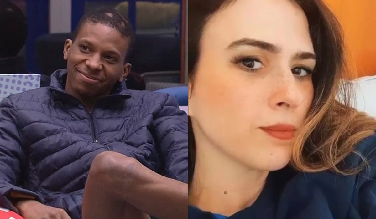 Imagem mostra Lucas e Tatá Werneck