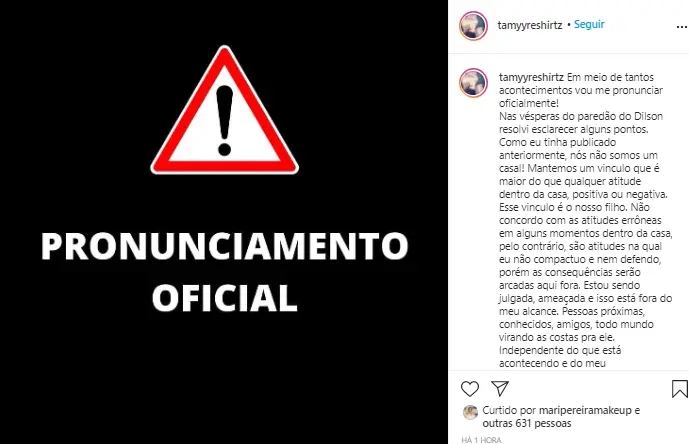 Pronunciamento ex de Neg Di