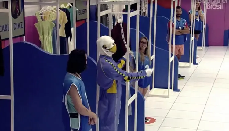 Na imagem Prova do Anjo no BBB21