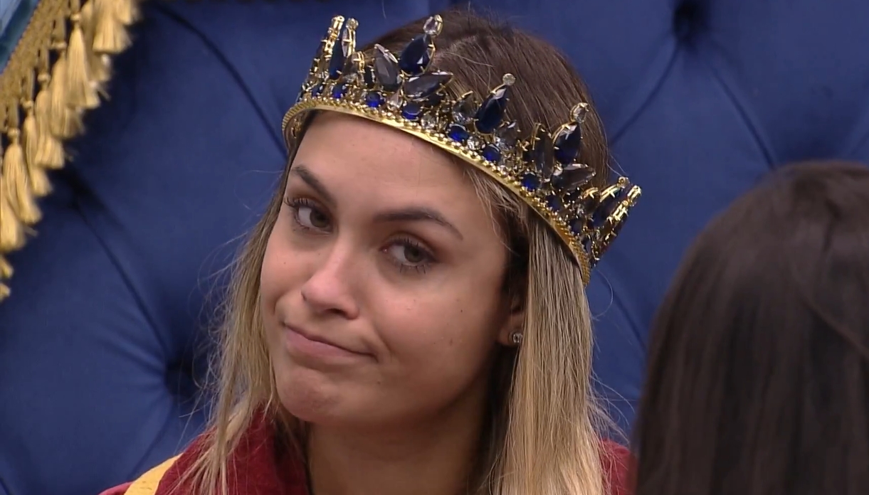 Na imagem Sarah líder do BBB21