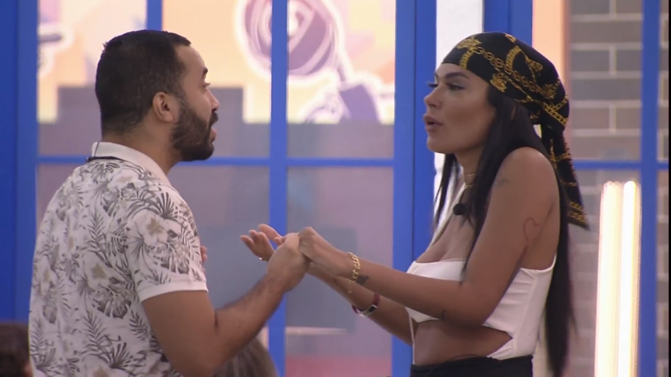 Pocah e Gilberto no BBB21
