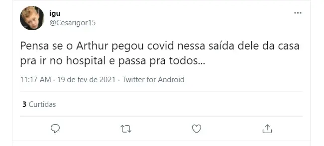 sobre arthur do BBB21