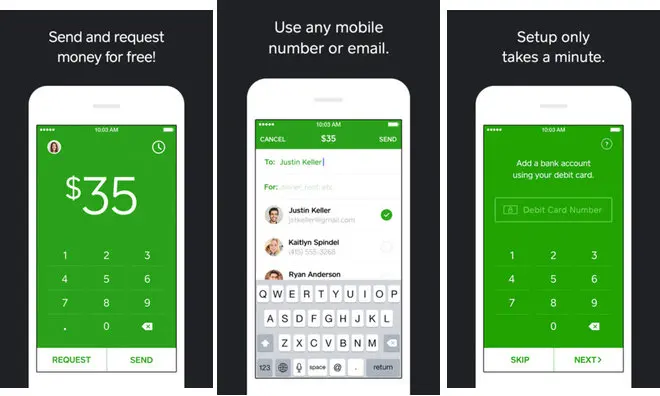 Cash app, aplicativo da empresa Square 