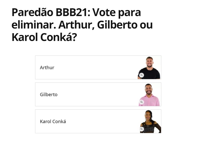 Como votar no bbb21