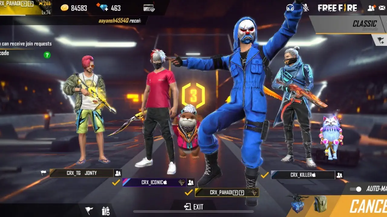 Free Fire jogo