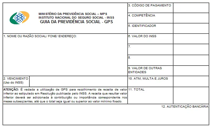 Como preencher a GPS