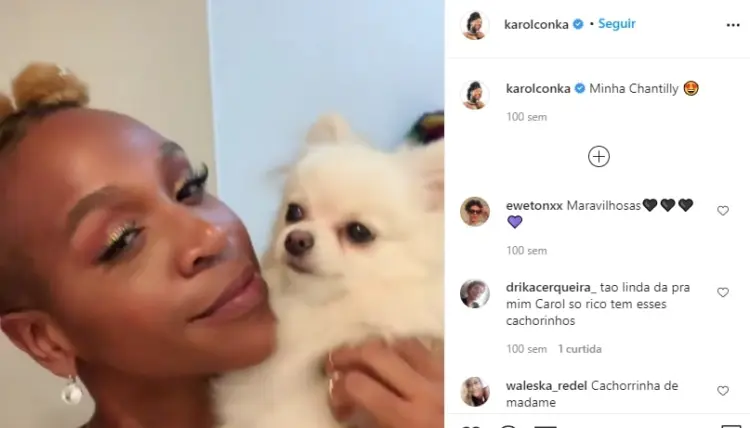 Karol e cachorro - bbb21