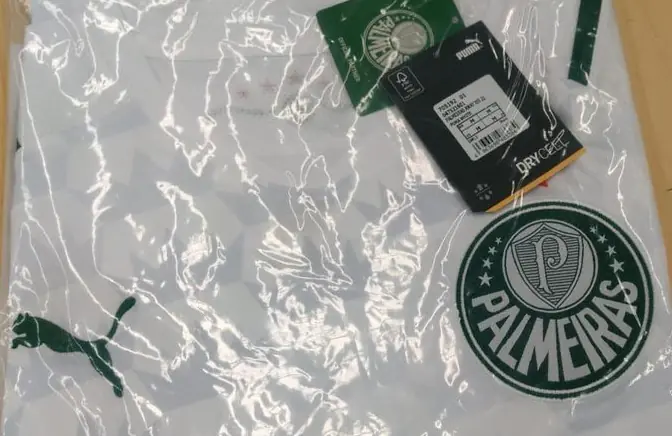Imagem da suposta nova camisa 2 do Palmeiras para a temporada de 2021
