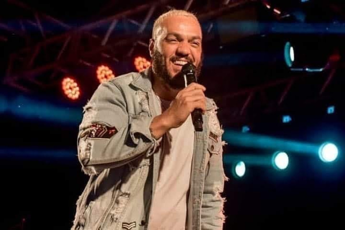Imagem mostra Cantor Belo
