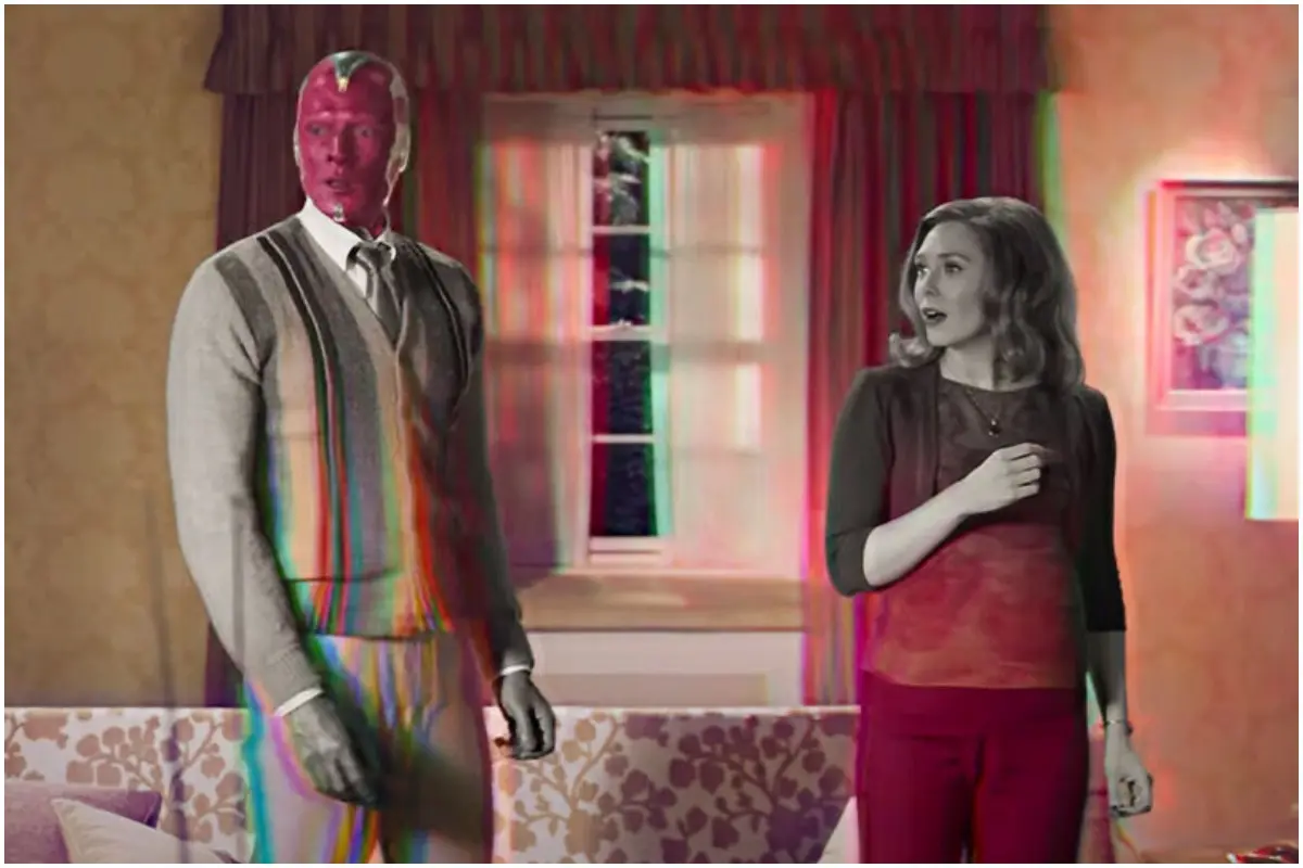 Imagem mostra cena da série WandaVision