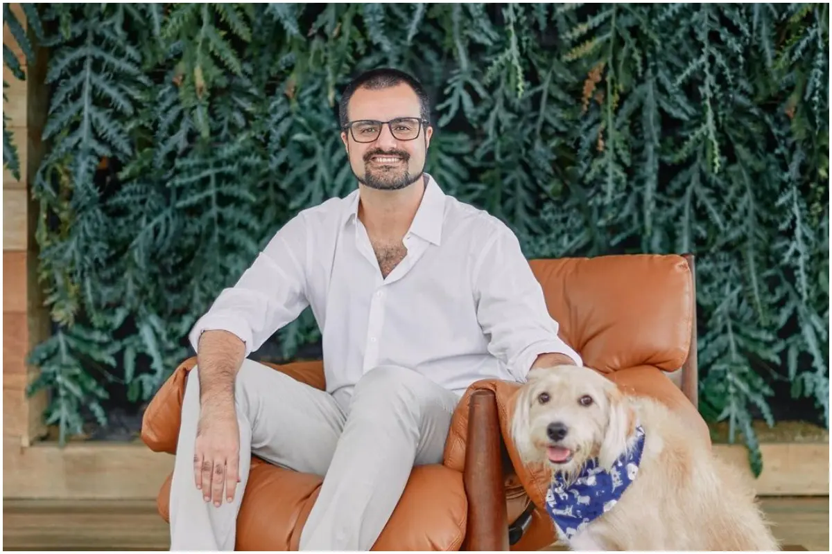 Imagem mostra Felipe Luis Adaime, CEO da empresa que vende crédito de carbono