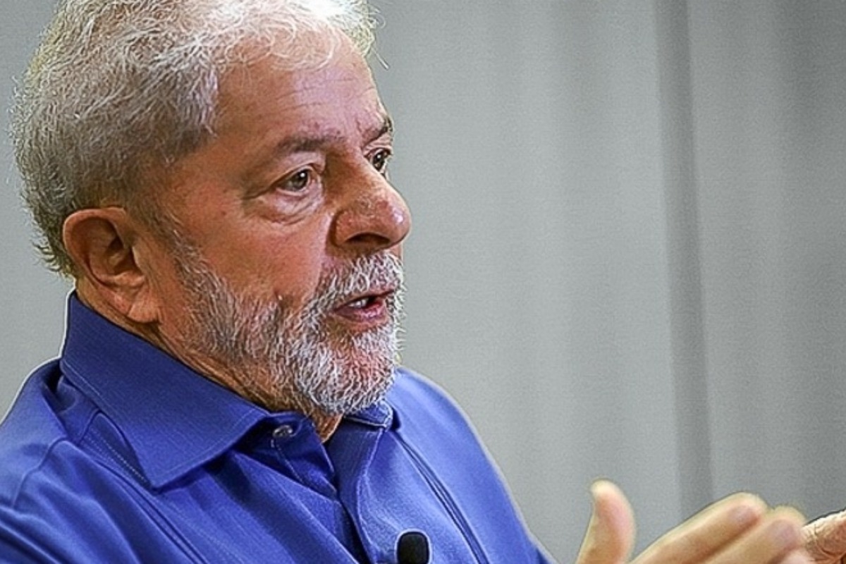 Imagem mostra o ex-presidente Lula