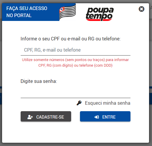 Confira como agendar emissão de RG no Poupatempo poup3