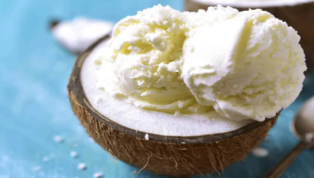 sorvete de água de coco