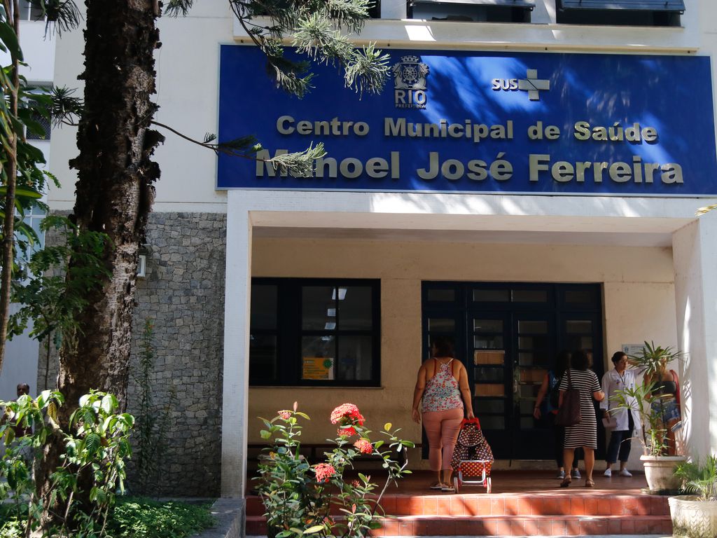 Imagem mostra posto de saúde público do Rio de Janeiro