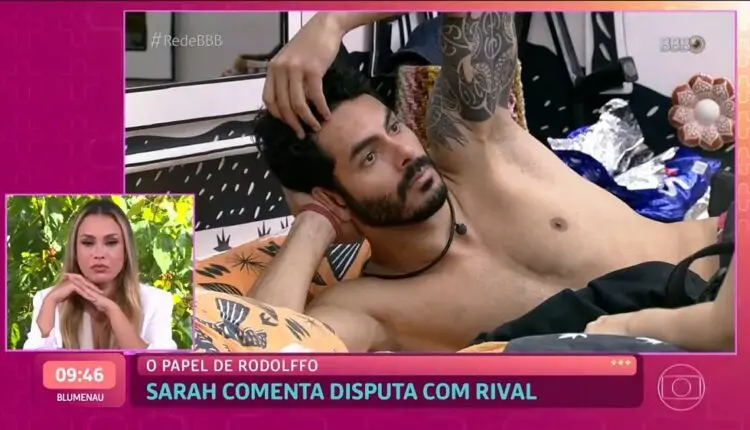 Sarah do BBB21 no Mais Você com Ana Maria Braga