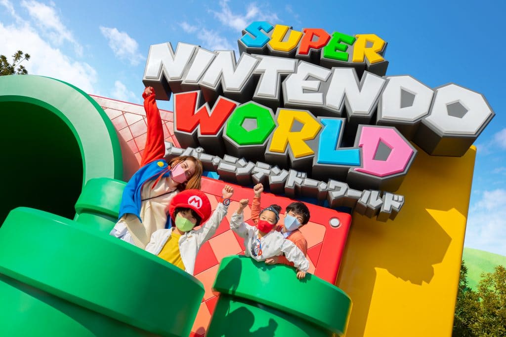 Fas curtem a atracao Super Nintendo World na cerimonia de inauguracao 1024x683 1