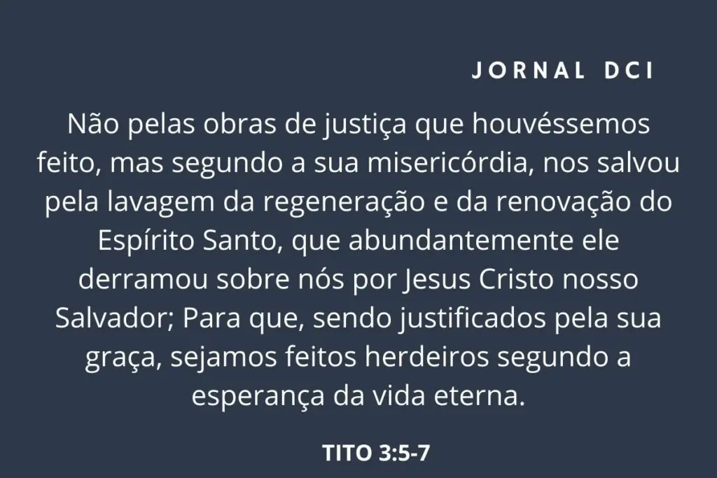 Versículo do dia de hoje