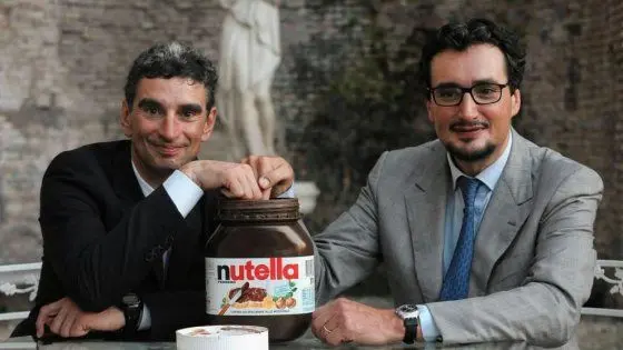 Os irmãos Giovanni e Pietro comandam a empresa Ferrero, criadora da Nutella. Foto: Divulgação/Ferrero