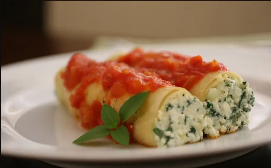 Panqueca de espinafre e ricota