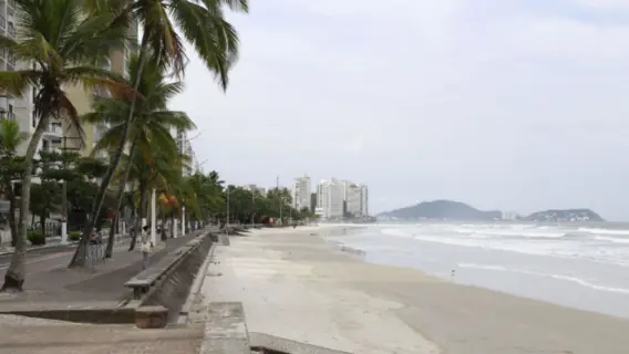 Previsão do tempo litoral paulista: final de semana será de chuva e calor
