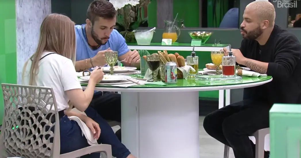 almoço do anjo no bbb 21 com arthur