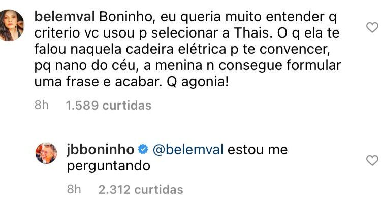 Instagram Boninho BBB21