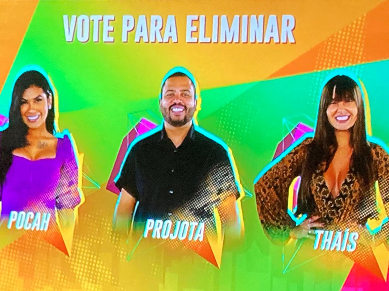 Enquete BBB 21: Projota, Pocah e Thais, quem deve sair?