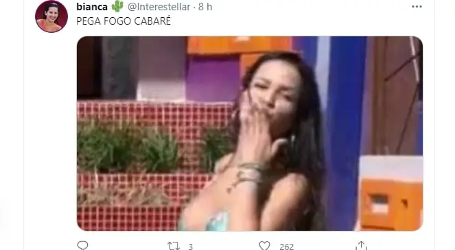Tweet sobre paredão falso de Carla Diaz no BBB21 