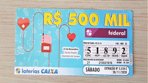 Resultado da loteria Federal 5549: aposta de CE ganha R$ 500 mil