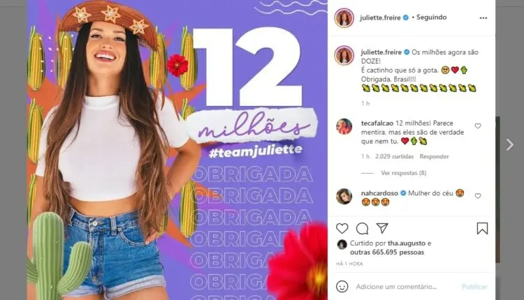 Instagram Juliette BBB21